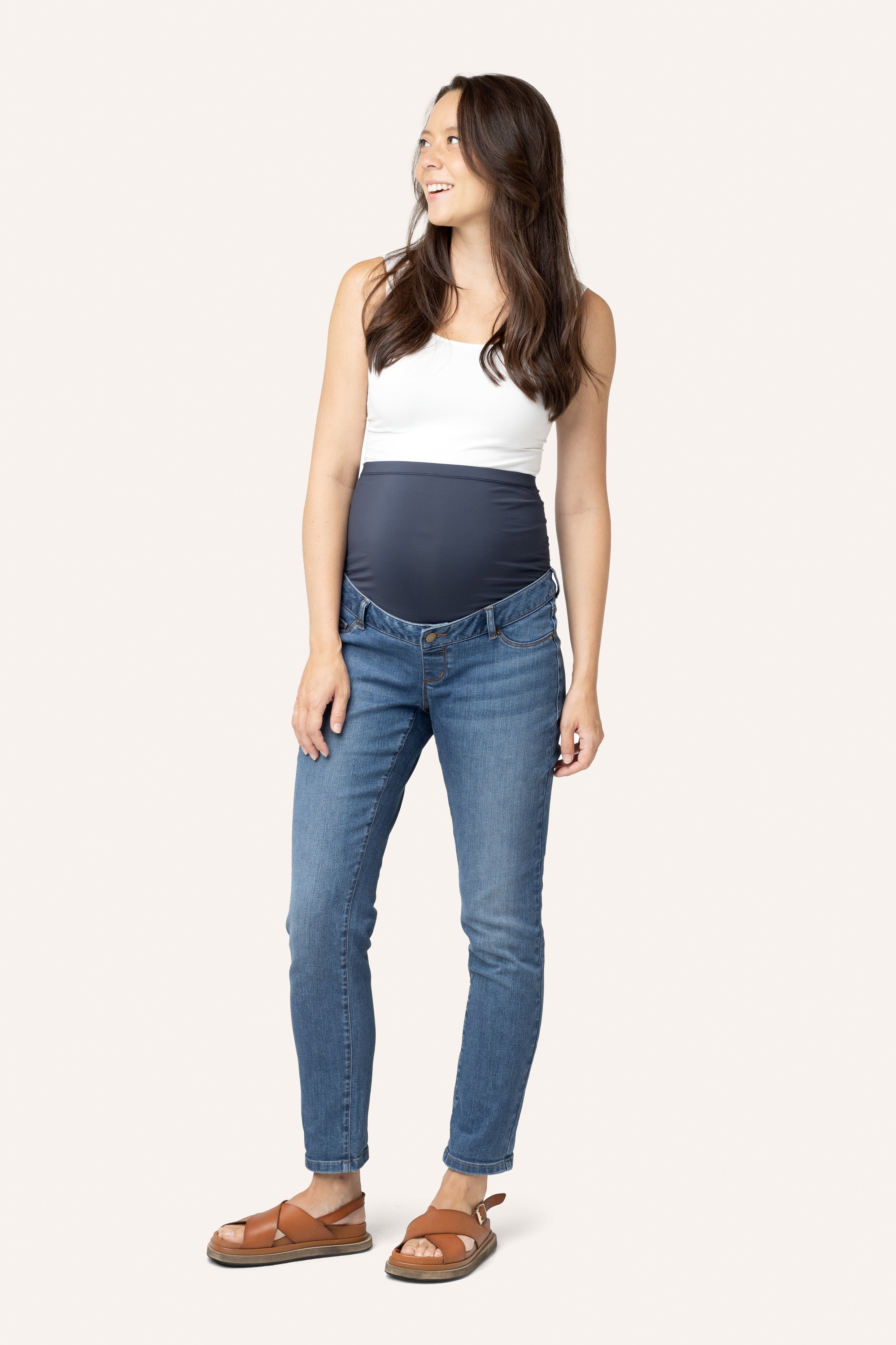 BFF Over-the-belly Maternity Denim Jeans