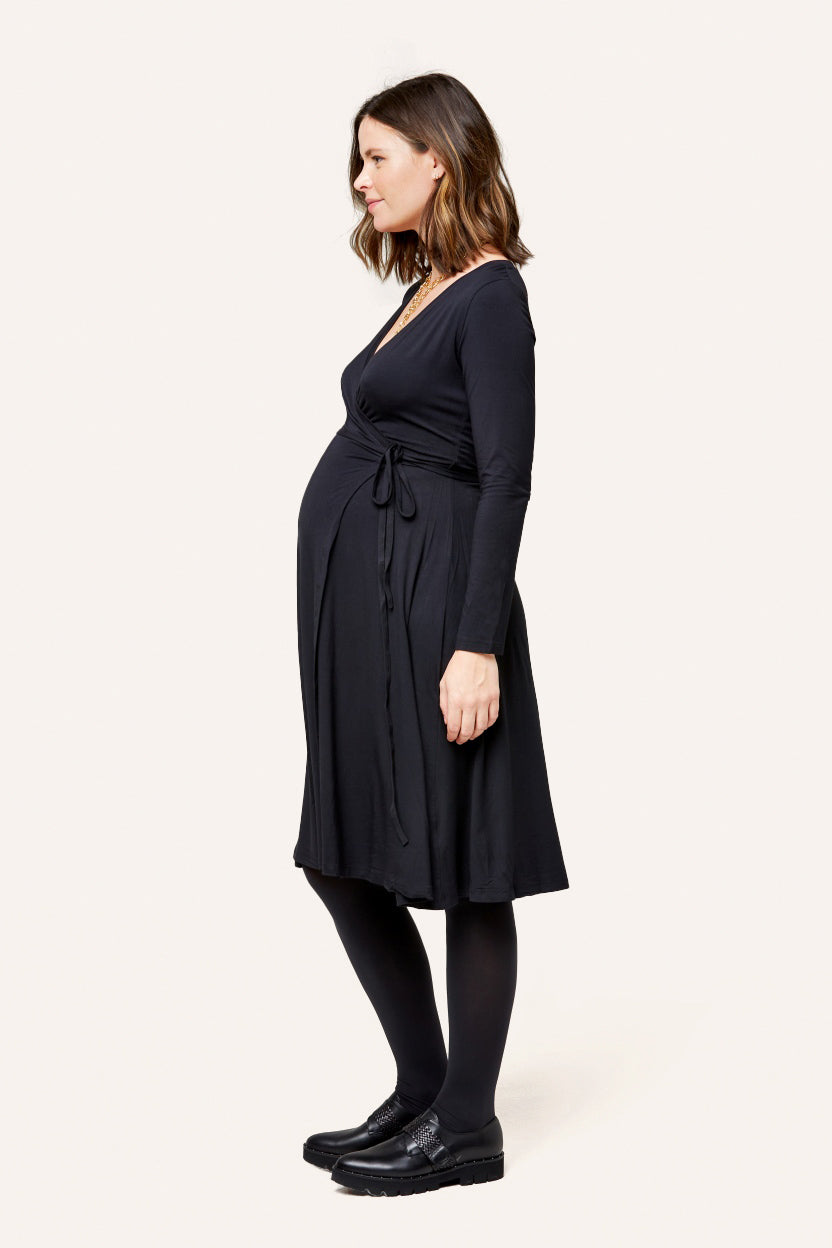 Tessa Maternity + Nursing Wrap Dress