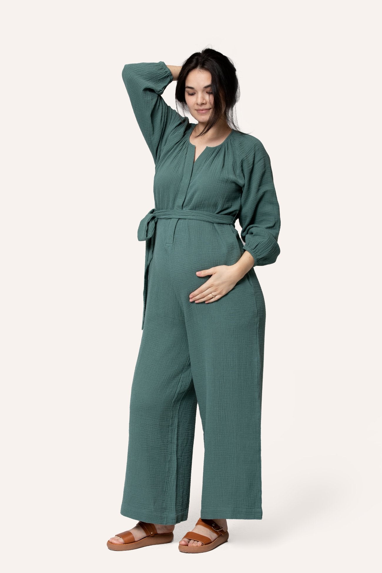 Nursing friendly jumpsuit online