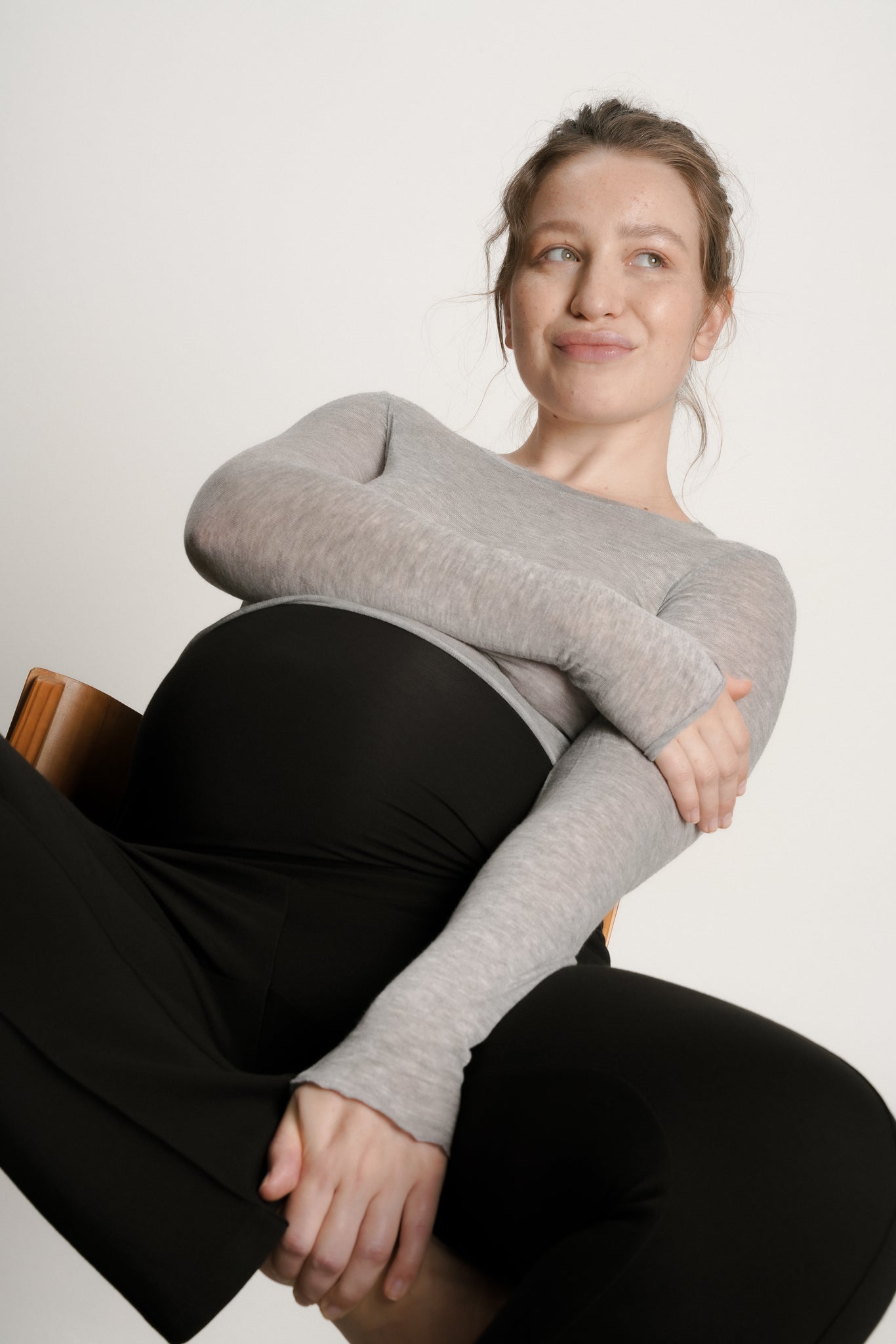 Bump It Up Maternity Curve Cotton Stretch Leggings with Comfort