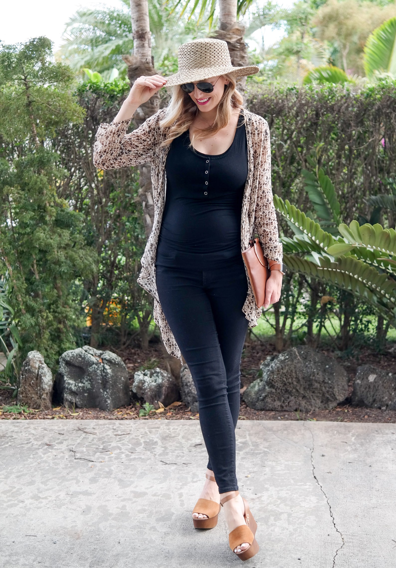 Soho Skinny Over the Belly Maternity Jean
